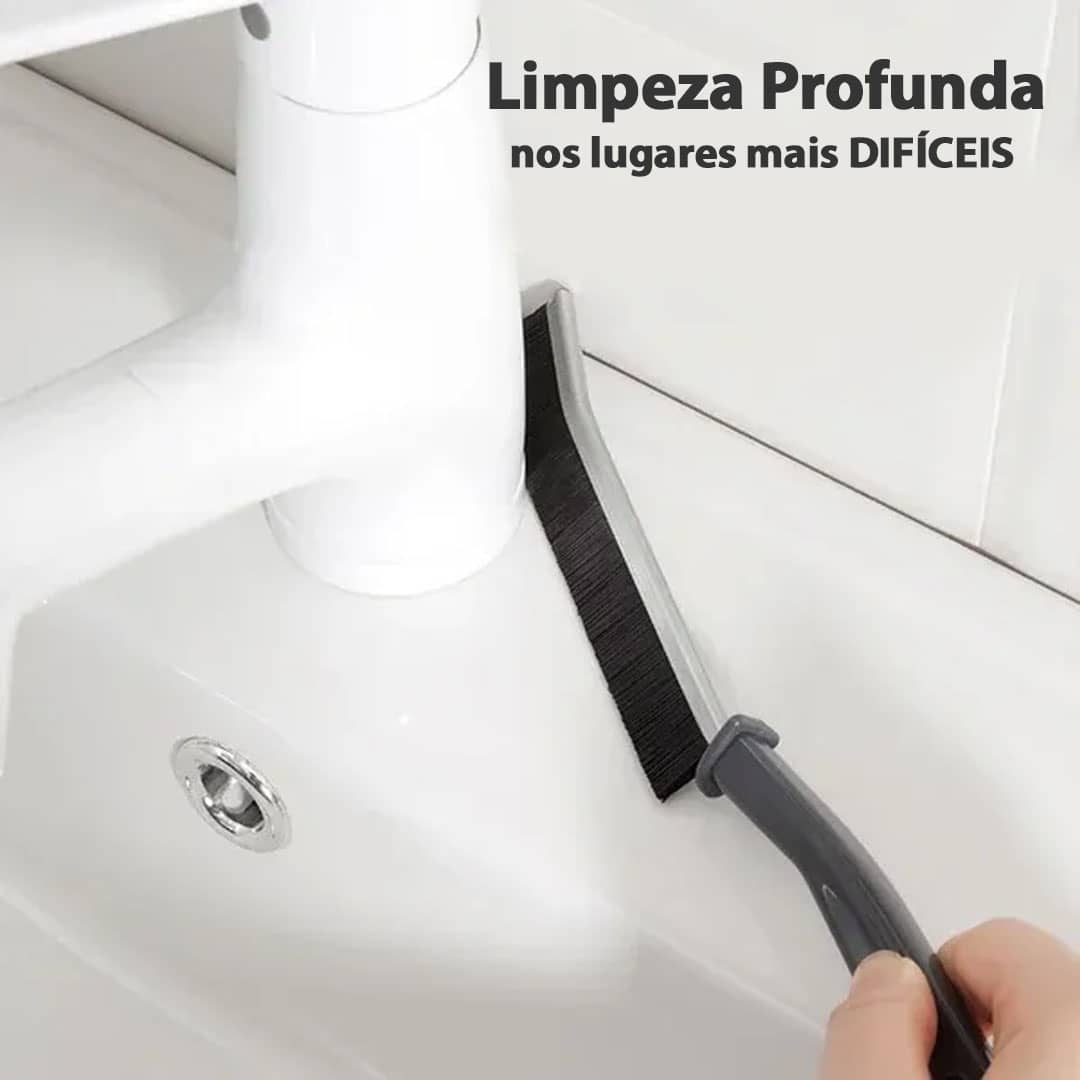 Escova LimpMax - Tenha Cantos Impecáveis e Brilhantes em Segundos